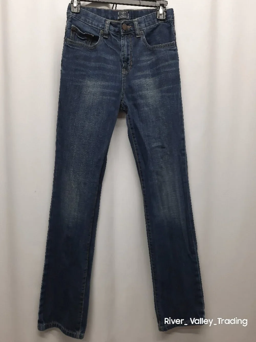 GapKids Boys Size 16 Regular Skinny Fit Jeans Blue Denim Adjustable Waist Teens
